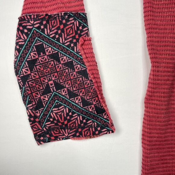 Soft Surroundings Tunic Lagenlook Waffle Knit Wearable Art Statement Sleeve Sz M - Picture 4 of 16